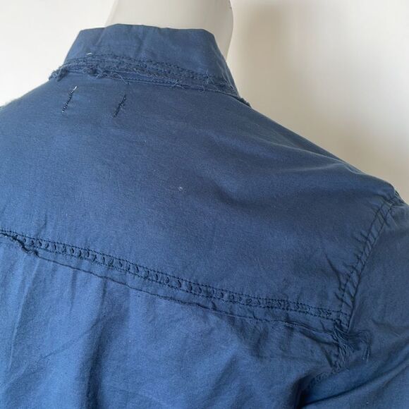 Original & Glamour Embroidered Distressed Snap Shirt - Picture 6 of 7